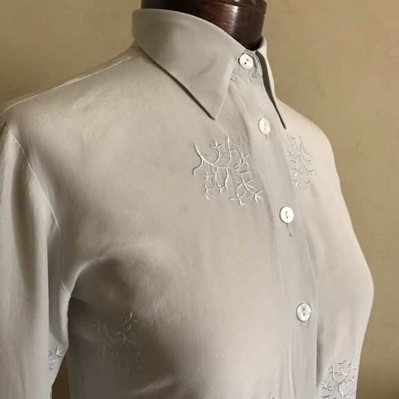 Vintage Silk Blouse - Picture 3 of 9